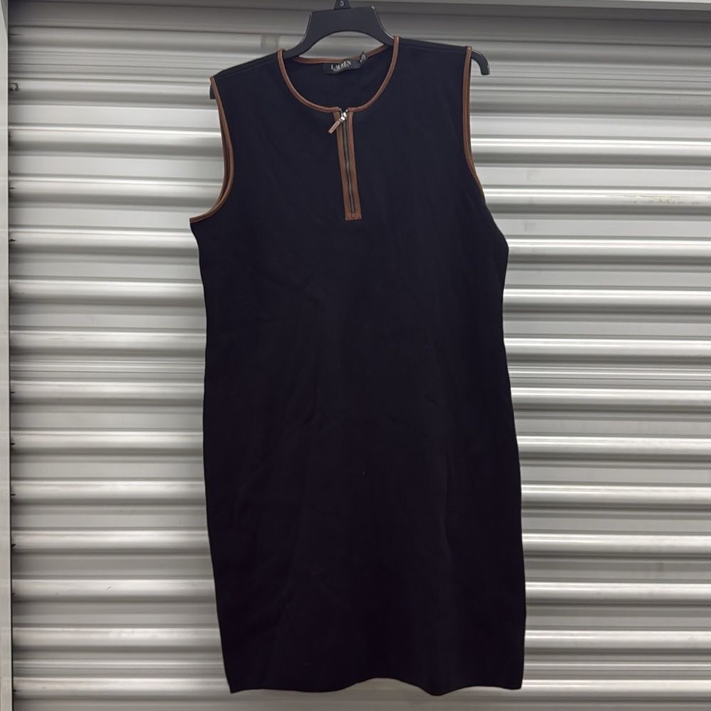 Lauren Ralph Lauren Black Sleeveless Dress
